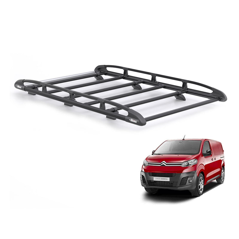 Citroen Dispatch (2016-) - Rhino KammRack Black Roof Rack