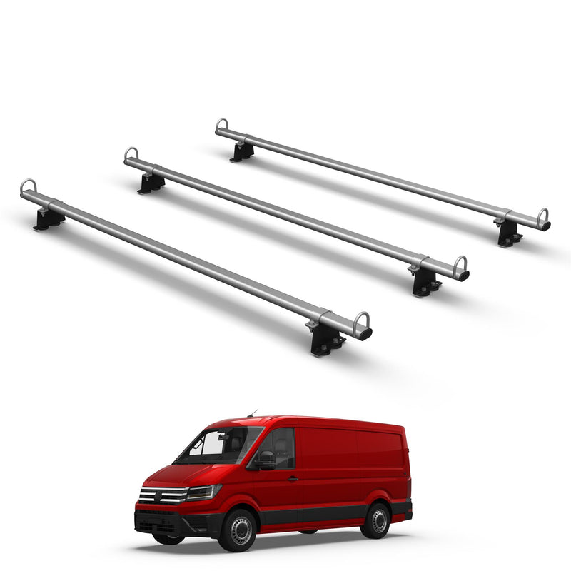 Mercedes  Vito Roof Rack for 2003+ Vans 3x Heavy-Duty Steel Roof Bars