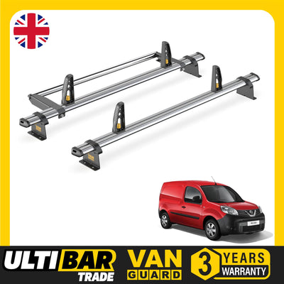 Nissan NV250 Roof Rack for 2019-2021 2 Bars, Roller, Loadstops - Van Guard Trade