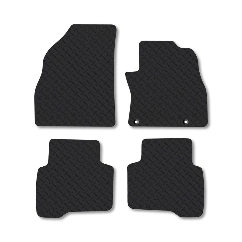 Fiat Qubo (2008+) Rubber Floor Mat
