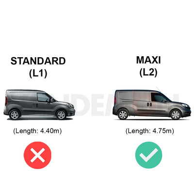 Fiat Doblo (2010-2022) - Rhino KammEdge Roof Rack