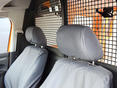 VW Caddy (2004-2015) - Tailored Front Row Seat Covers in Grey (1+1)