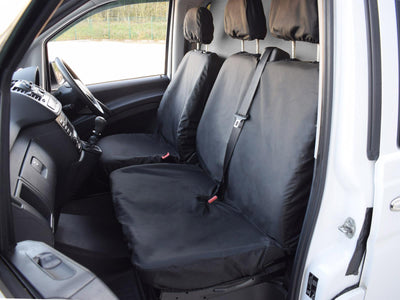 Mercedes Vito (2003-2014) - Tailored Front Row Seat Covers in Black (1+2)