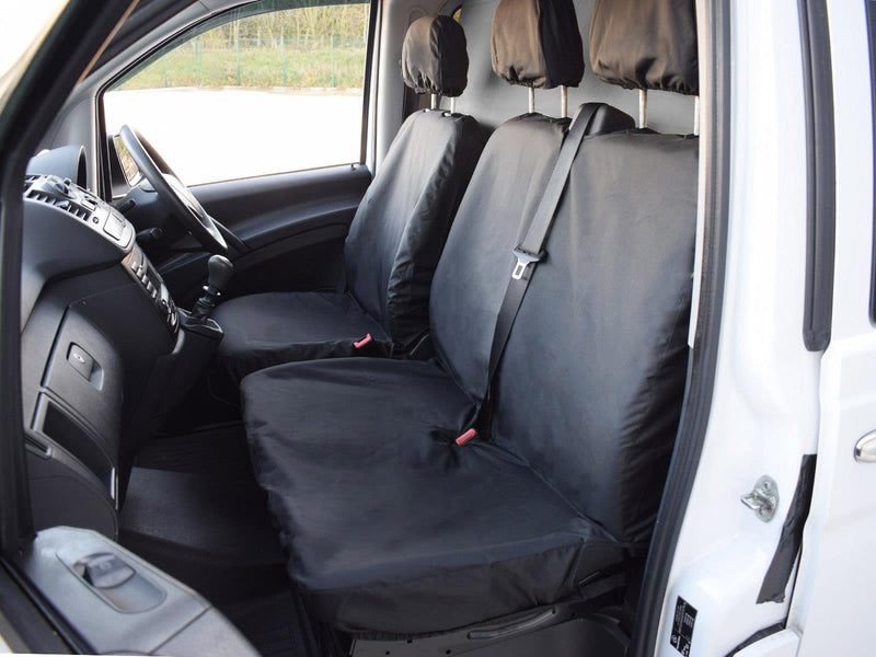 Mercedes Vito (2003-2014) - Tailored Front Row Seat Covers in Black (1+2)