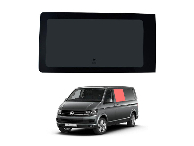 VW Transporter T6 (2015-2022) Passenger Side Fixed Window Privacy Camper Glass