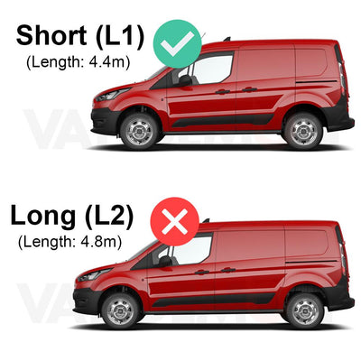 Ford Transit (2013-2023) Connect - Rhino KammRack Black Roof Rack