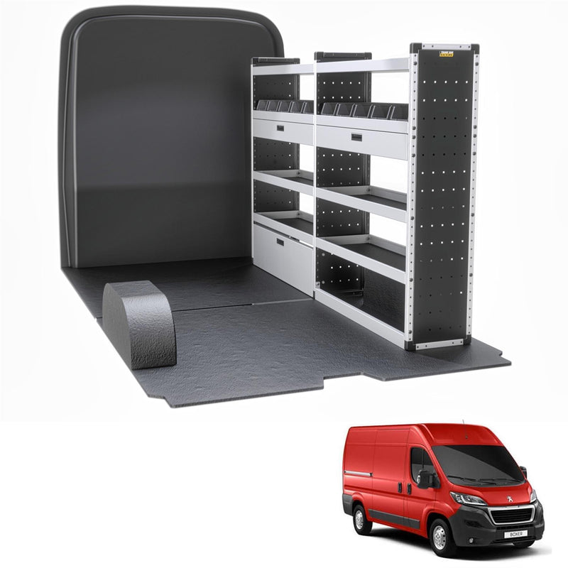 Peugeot Boxer Van Guard Racking - Driver Side [Gold Pack]