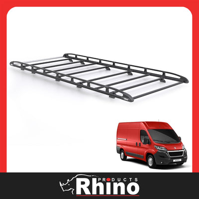 Peugeot Boxer (2006-) - Rhino KammRack Black Roof Rack