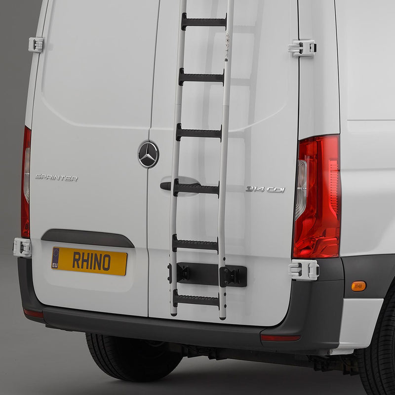 Rhino Aluminium (2016-2021) 6 Step Rear Door Ladder