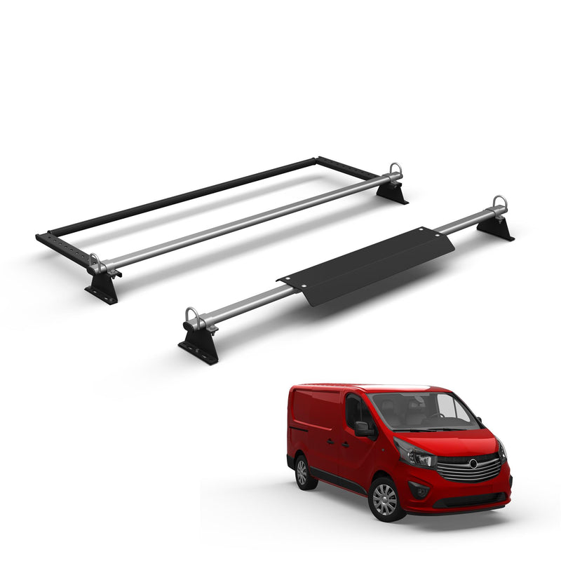 Vauxhall Vivaro (2014-2019) - 2 Roof Bars & Roller