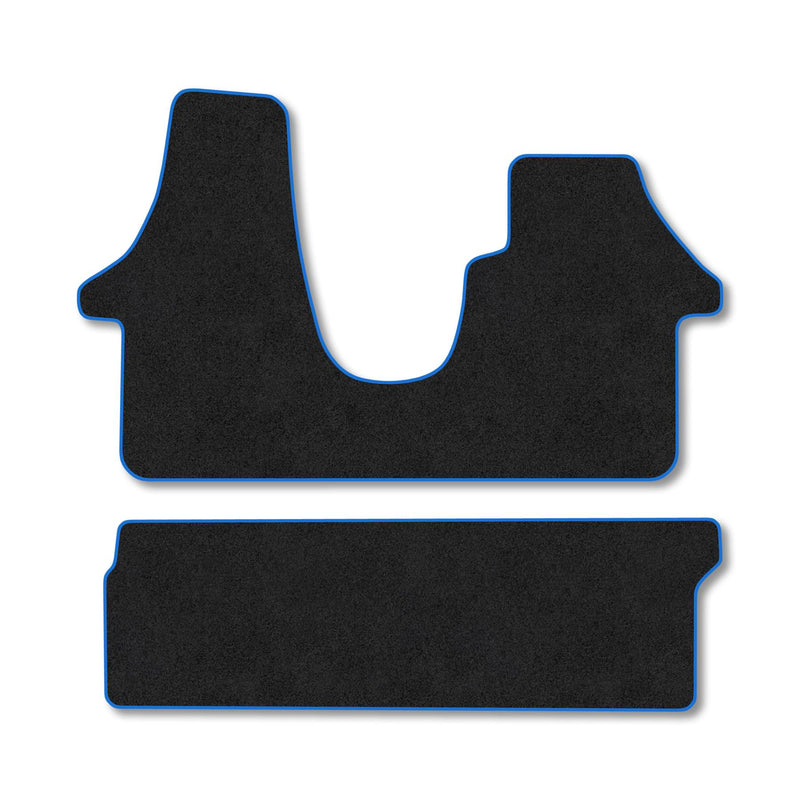 VW Transporter T6 (2015-2019) [Kombi] [Double Front Seat] [Twin Sliding Doors] [Not T6.1] Carpet Floor Mats