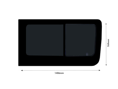 VD Glass - Volkswagen Crafter 2006-2017  Rh Side Open Tint Kit