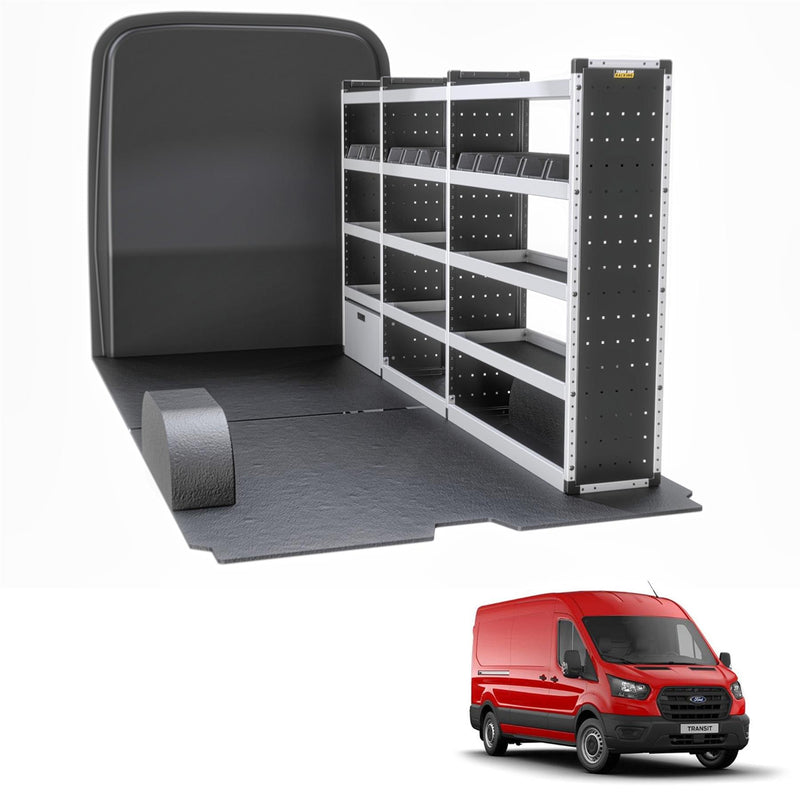 Ford Transit Van Guard Racking - Driver Side [Silver Pack]