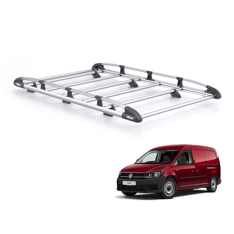 VW Caddy (2010-2015) - Rhino KammRack Black Roof Rack