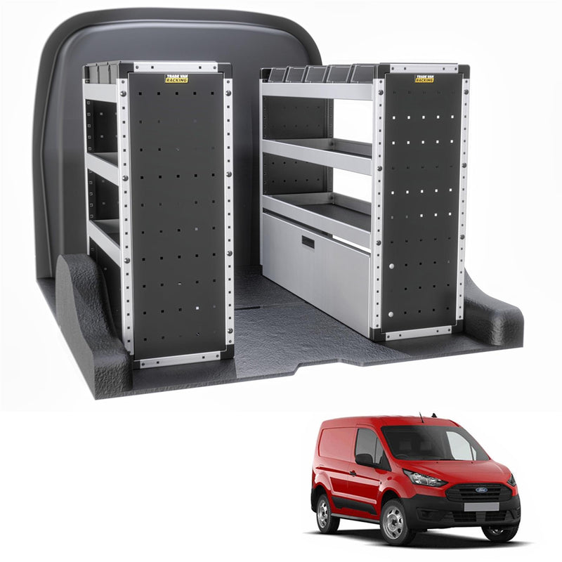 Ford Transit Connect Van Guard Racking - Driver + Passenger Side [Silver Pack]