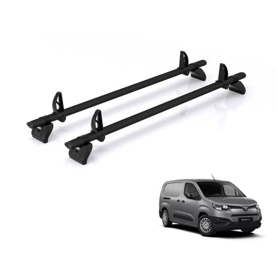 Toyota ProAce City (2020 onwards) - Rhino Kammbar Black Roof Bars