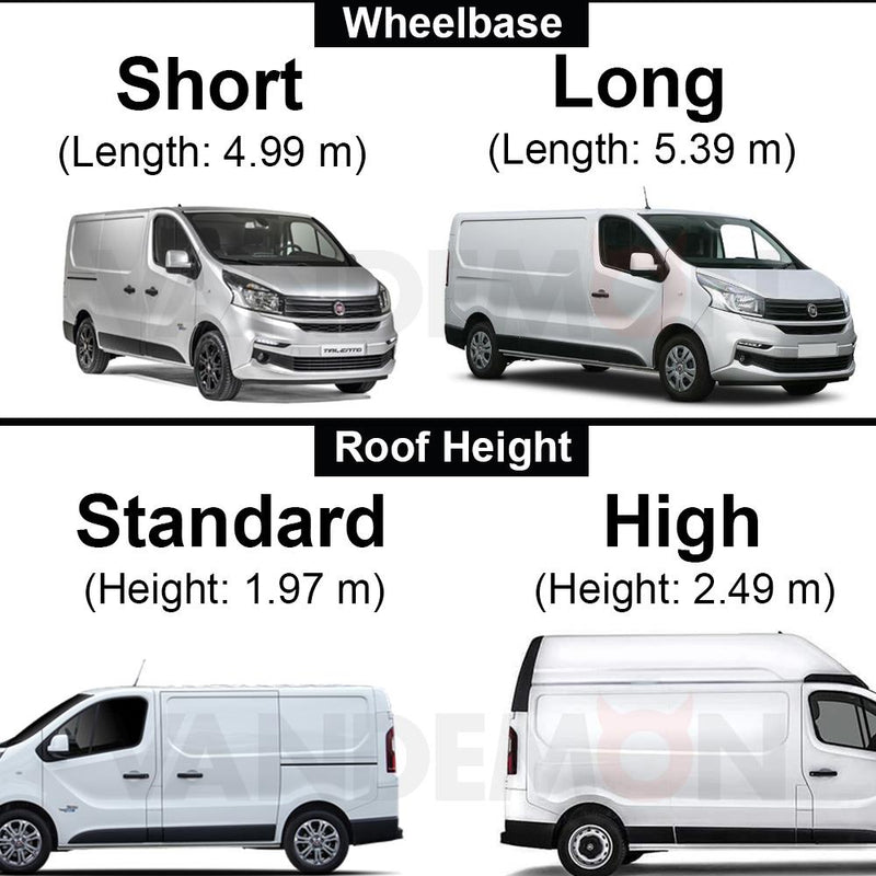 Van Guard 5-Step Rear Door ULTILadder for Fiat Talento (2016-2020) [H1]