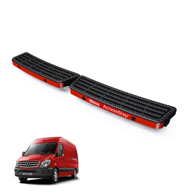 Mercedes Sprinter (2006-2018) Black Twin AccessStep - With Reverse Sensors