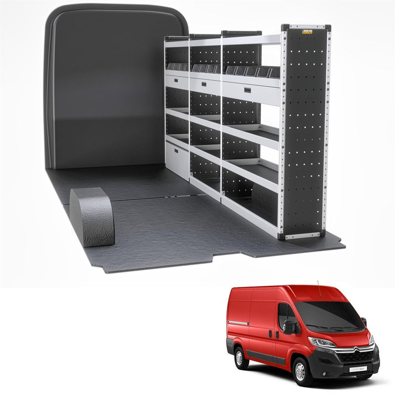 Citroen Relay Van Guard Racking - Driver Side [Gold Pack]