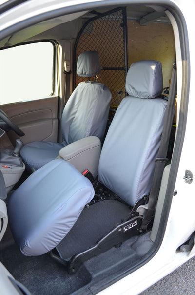 Renault Kangoo (2008-) - Tailored Front Row Fold Pass. Seat Covers in Grey (1+1)