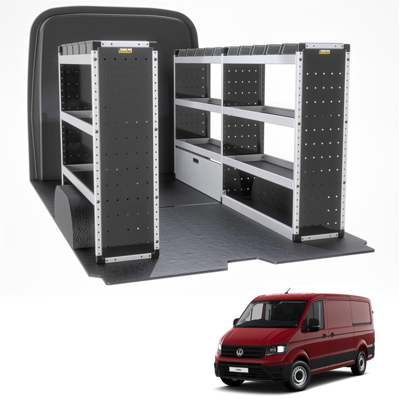 VW Crafter Van Guard Racking - Driver + Passenger Side [Silver Pack]