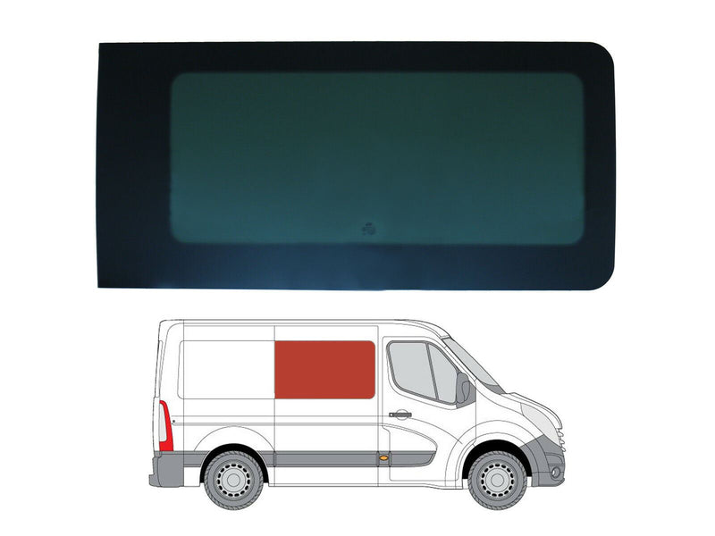 Renault Master 2010-2024- Rh Side Fixed Tint
