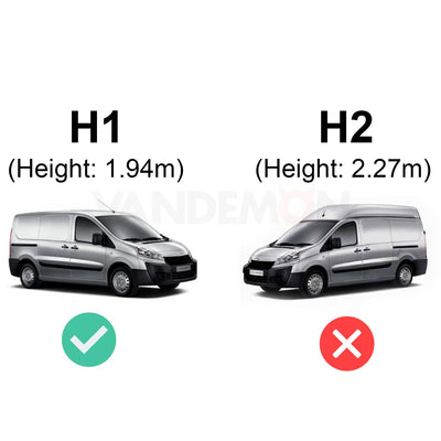 Peugeot Expert (2007-2016) - 3 Van Guard Ultibar Trade Roof Bars