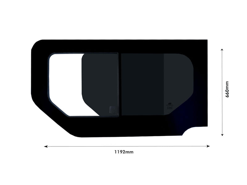 Nissan Primastar (2001-2014) Passenger Side Opening Window Privacy Camper Glass