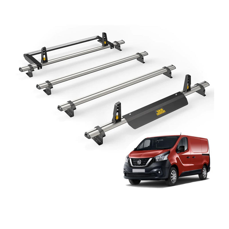 Nissan NV300 (2016-2021) - 3 Van Guard Ultibar Plus Roof Bars + Roller