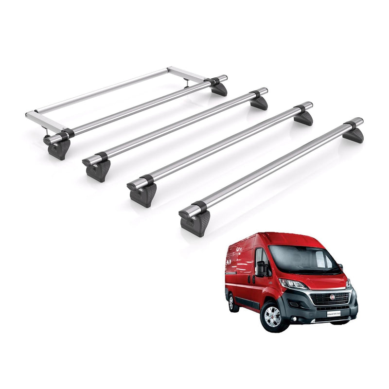 Rhino Kammbar Fleet 4 Bar And Rear Roller Bundle For Fiat Ducato (2006+)