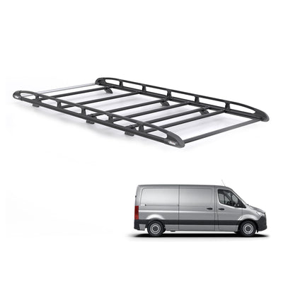 Mercedes Sprinter (2018 onwards) - Rhino KammRack Black Roof Rack