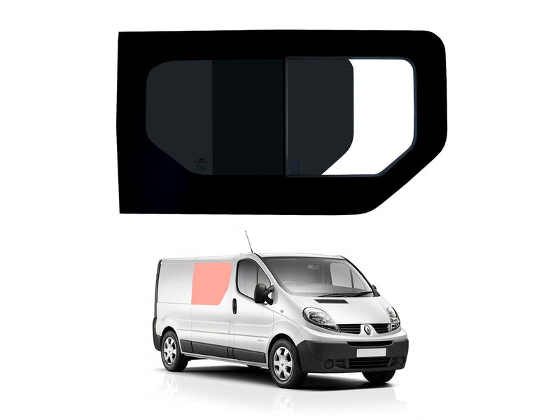 Renault Trafic (2001-2014) Driver Side Opening Window Privacy Camper Glass