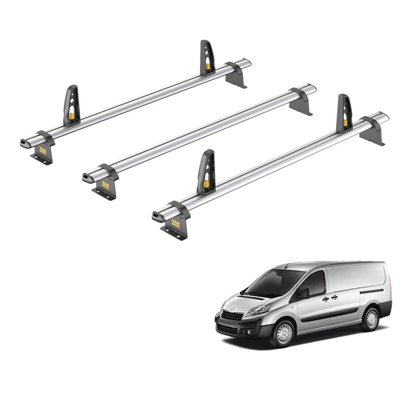 Peugeot Expert (2007-2016) - 3 Van Guard Ultibar Plus Roof Bars