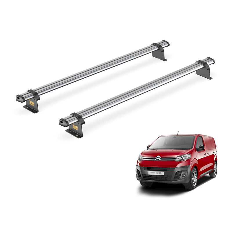Citroen Dispatch (2016-) - 2 Van Guard Ultibar Trade Roof Bars