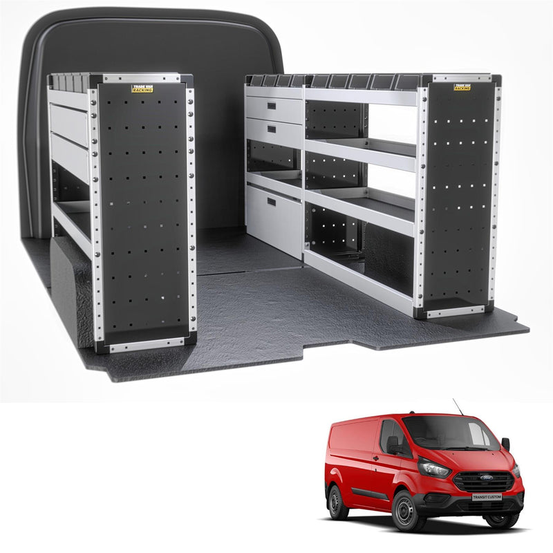 Ford Transit Custom Van Guard Racking - Driver + Passenger Side [Gold Pack]