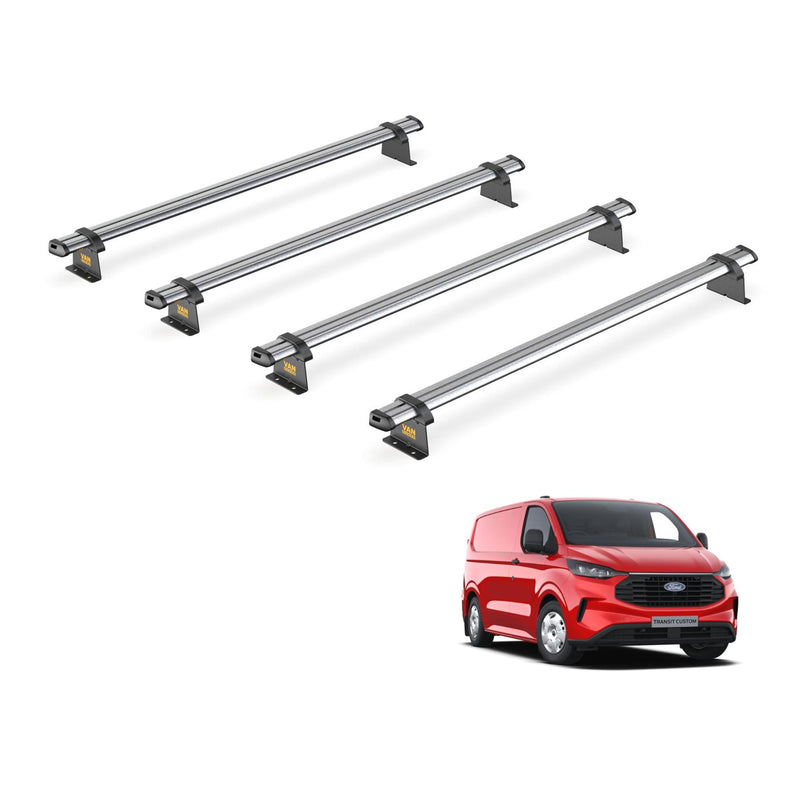 Ford Transit (2024-) Custom - 4 Van Guard UltiBar Trade Roof Bars
