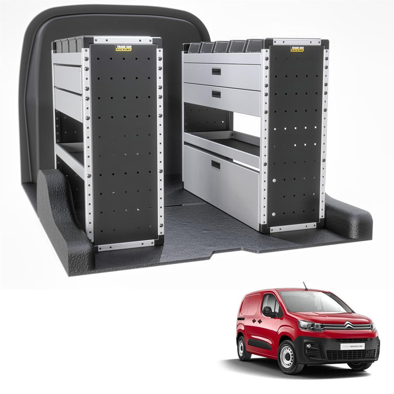 Citroen Berlingo Van Guard Racking - Driver + Passenger Side [Gold Pack]