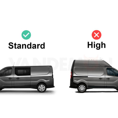 Nissan Primastar (2022-) - 3 Rhino Kammbar Fleet Roof Bars (Steel)