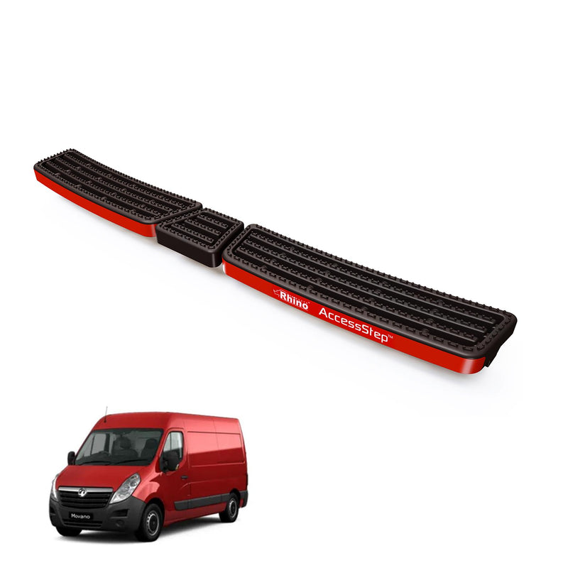 Vauxhall Movano (2010-2021) Black Triple AccessStep - No Reverse Sensors