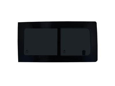 VW Transporter T5 (2003-2015) - Right Side Panel Dark Tint Opening Window & Fitting Kit