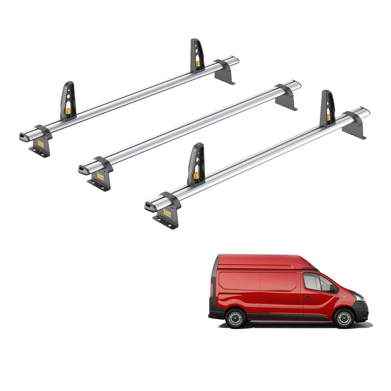 Van Guard Ulti Bar+ 3 Bars Roof Rack For The Nissan Primastar 2022+