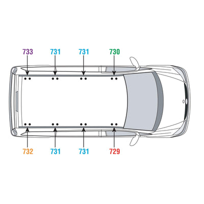 Mercedes Vito (2003-2014) - Van Guard Ulti Roof Rack