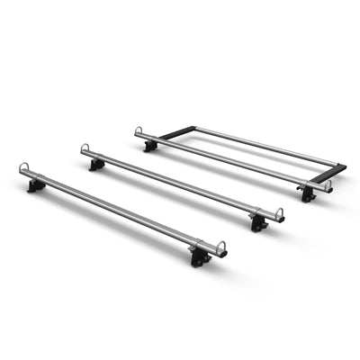 3 Bar Roof Rack & Roller For Volkswagen T6 Transporter 2015-2024