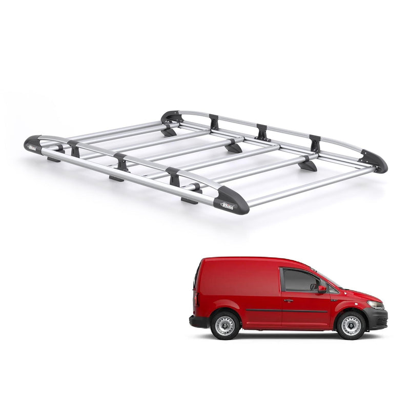 VW Caddy Roof Rack for 2010-2015 Standard [Barn Doors] Rhino KammRack