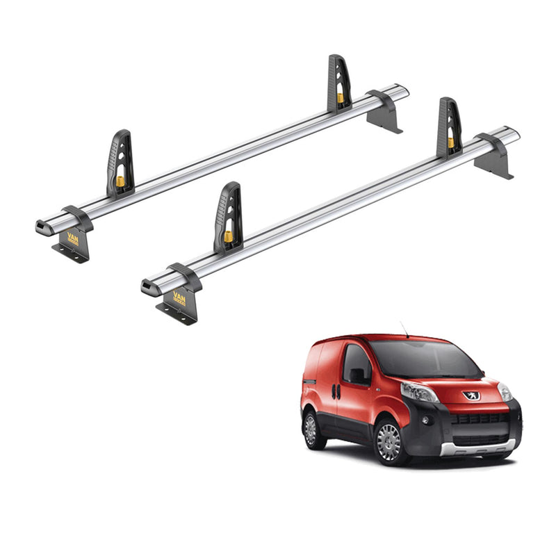 Citroen Nemo (2008-) - 2 Van Guard Ultibar Plus Roof Bars