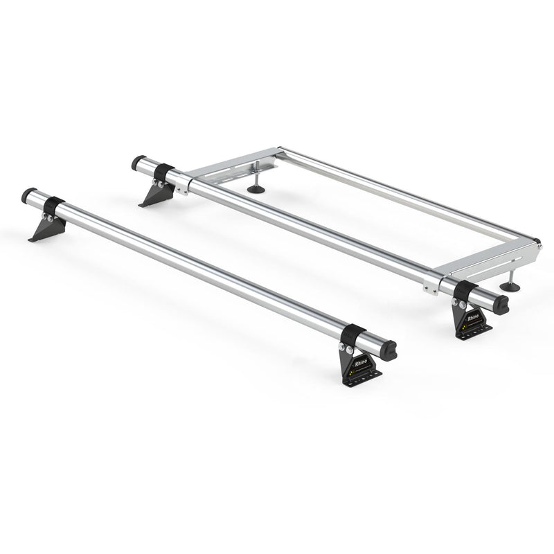 Ford Transit (2000-2014) - 2 Rhino Delta Roof Bars + Roller