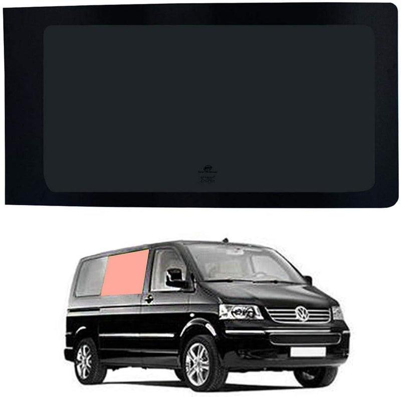 VW Transporter T5 (2003-2015) Driver Side Fixed Window Privacy Camper Glass