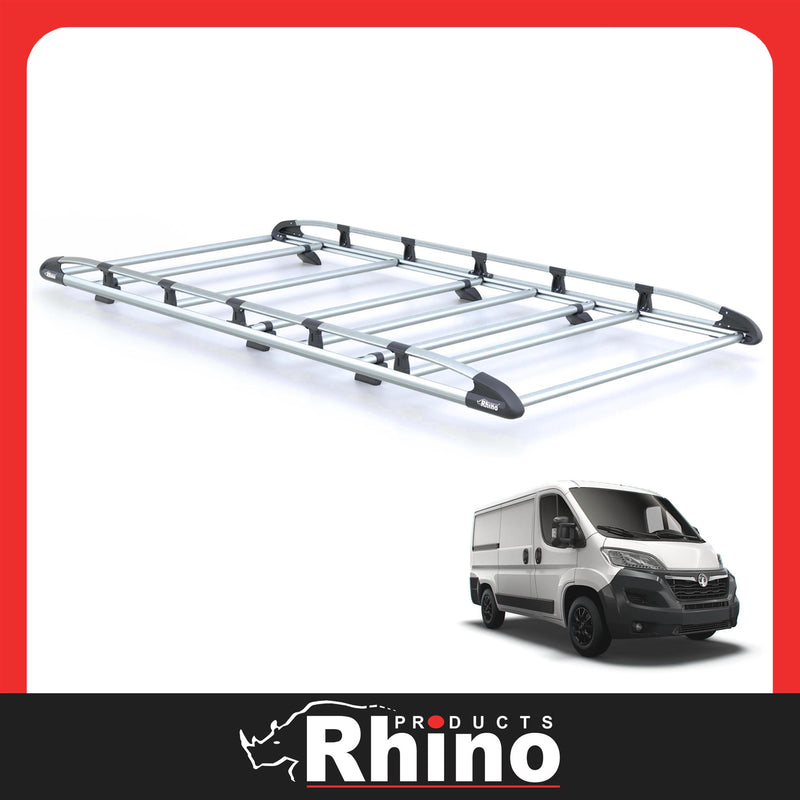 Vauxhall Movano (2021-) - Rhino KammRack Black Roof Rack