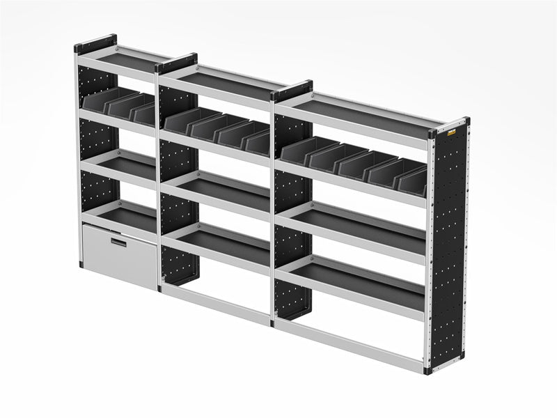 Ford Transit Van Guard Racking - Driver Side [Silver Pack]