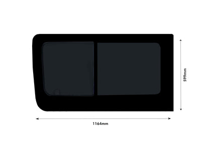 VD Glass - Mercedes Sprinter 2006- Lh Side Open Tint Kit